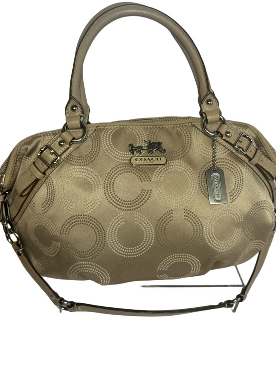 Coach Handbags - #298 Coach Madison Dotted Op Art Sophia Satchel Two-Way Bag